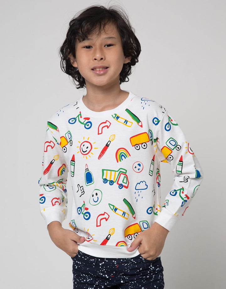 Little M Sunny Day Sweater Anak Laki-laki