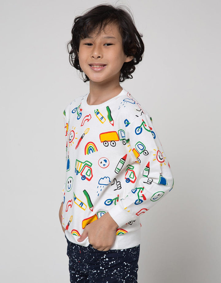Little M Sunny Day Sweater Anak Laki-laki