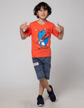 Little M Dino Rock Star Kaos Anak Laki-Laki
