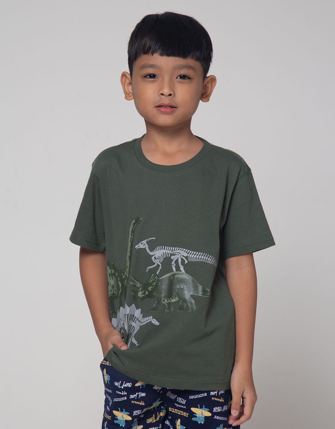 Little M Best Buy Dino Kaos Anak Laki-laki