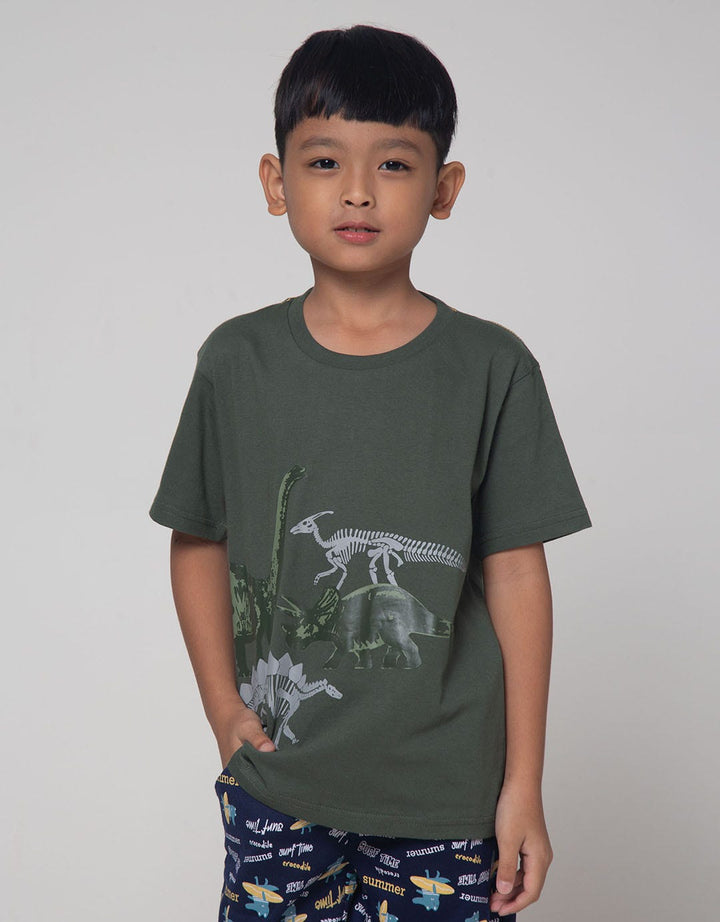 Little M Best Buy Dino Kaos Anak Laki-laki