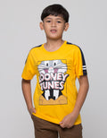 Character Short Sleeve T-Shirt Print Looney Toons Bugs &amp; Duffy A