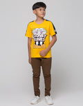 Character Short Sleeve T-Shirt Print Looney Toons Bugs &amp; Duffy A