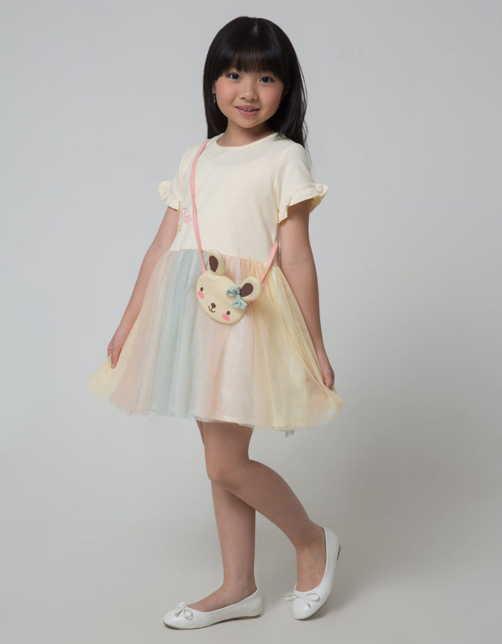 Little M Bunny Flop Dress Anak Perempuan