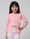 Little M Hello Cat Girls T-Shirt