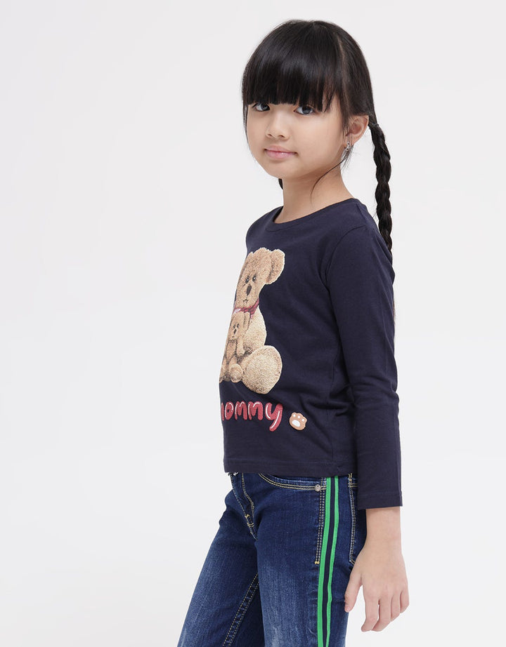 Little M Long Sleeve T-Shirt Bear I Love Mommy