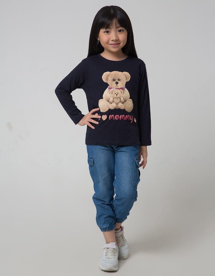 Little M Long Sleeve T-Shirt Bear I Love Mommy
