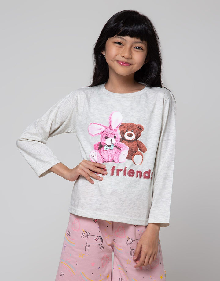 Little M Long Sleeve T-Shirt Bear Best Friends