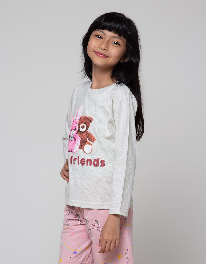 Little M Long Sleeve T-Shirt Bear Best Friends