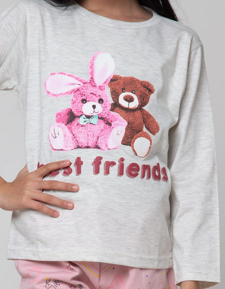 Little M Long Sleeve T-Shirt Bear Best Friends