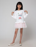 Little M Long Sleeve Midi Dress Tile Nonik Best Friends