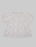 Little M Blouse Print Lengan Balon Anak Perempuan