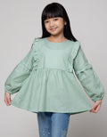 Little M Ruffle Detail Blouse for Girls