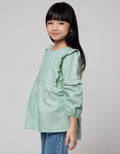 Little M Ruffle Detail Blouse for Girls
