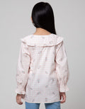 Little M Long Sleeve Shirt Kancing Karet Bawah