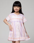 Little M Salur Pocket Midi Dress Anak Perempuan