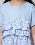 Little M Ruffle Smok Dress Anak Perempuan