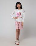 Little M Bermuda Pants Full Print Unicorn
