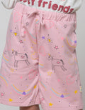 Little M Bermuda Pants Full Print Unicorn