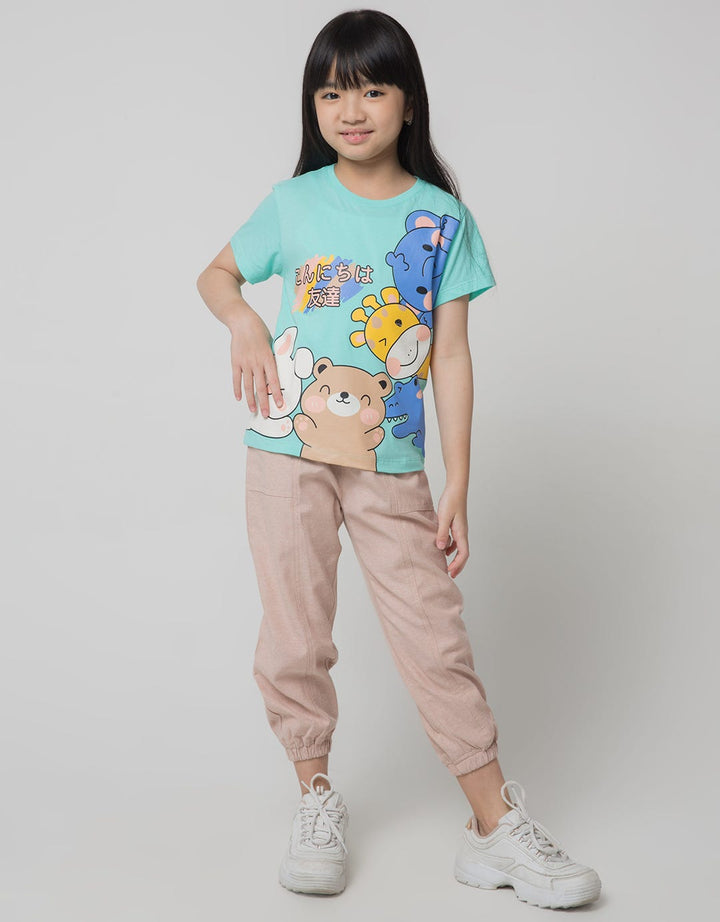 Little M Girls Jogger Pants