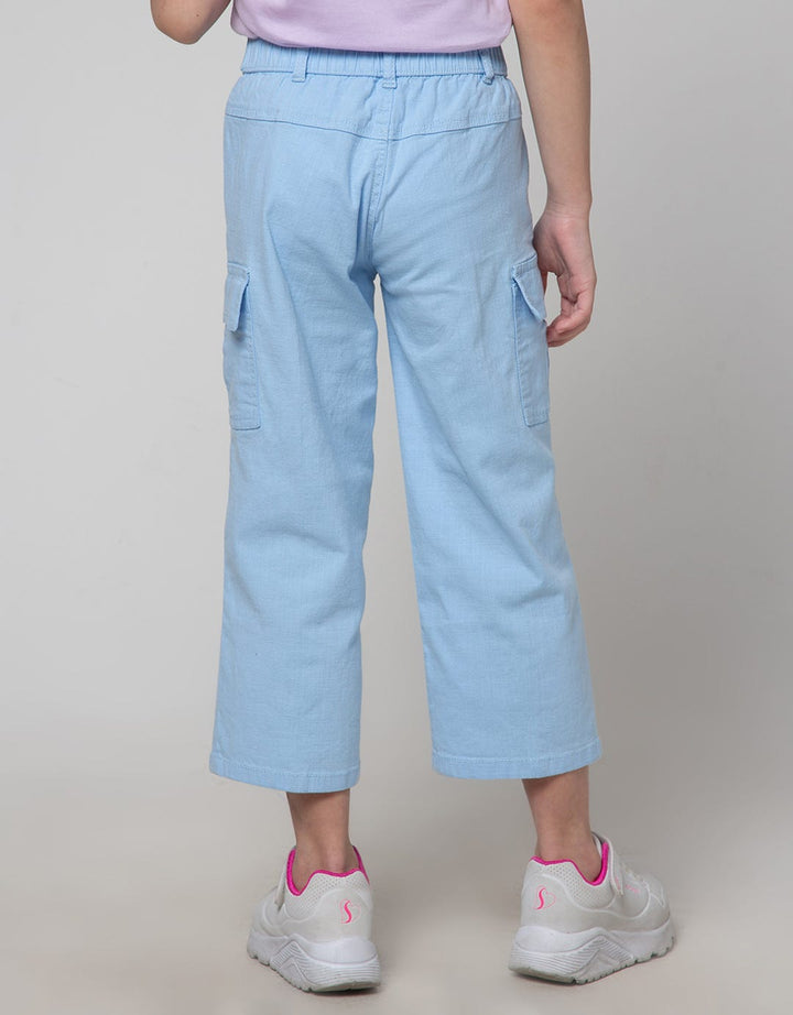 Little M Belt Cargo Celana Panjang Anak Perempuan