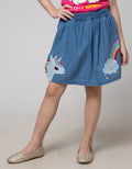 Little M Denim Long Pants Jegging Bordir Bawah Kelinci