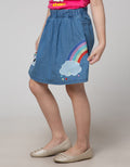 Little M Denim Long Pants Jegging Bordir Bawah Kelinci