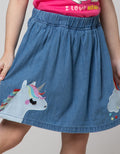 Little M Denim Long Pants Jegging Bordir Bawah Kelinci