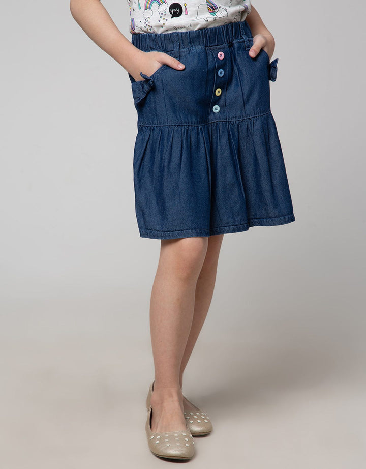 Little M Skirt With Button Anak Perempuan