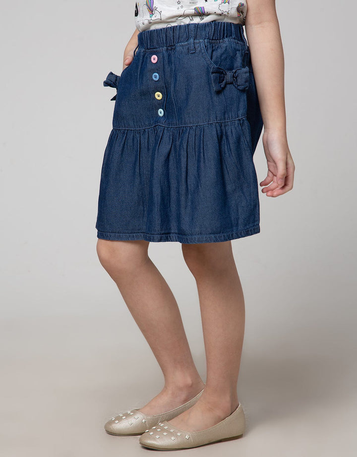 Little M Skirt With Button Anak Perempuan
