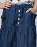 Little M Skirt With Button Anak Perempuan