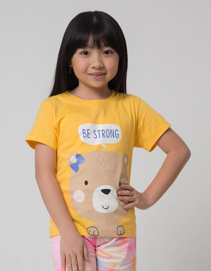 Little M Kiantex Print Kaos Anak Perempuan