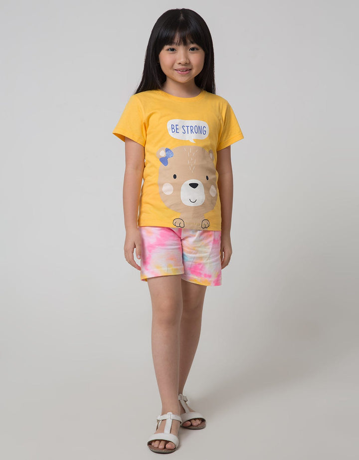 Little M Kiantex Print Kaos Anak Perempuan