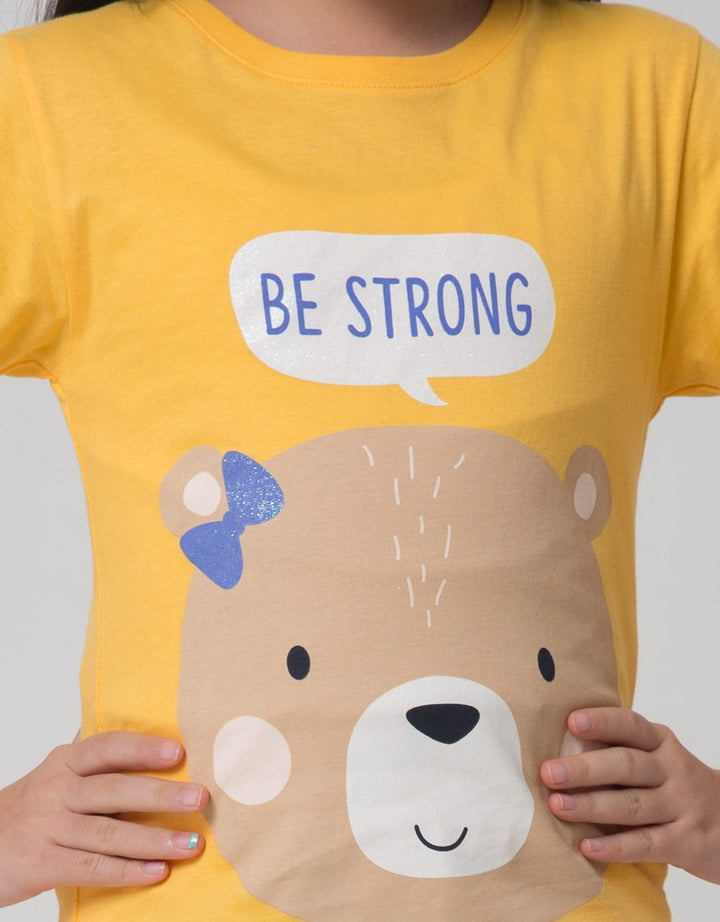 Little M Kiantex Print Kaos Anak Perempuan