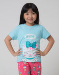 Little M Animal Text Kaos Anak Perempuan