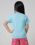 Little M Animal Text Kaos Anak Perempuan