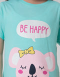 Little M Animal Text Q3 Kaos Anak Perempuan