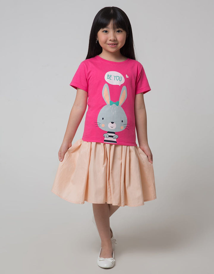 Little M Short Sleeve T-Shirt Animal Text