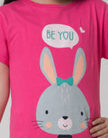 Little M Short Sleeve T-Shirt Animal Text