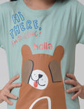 Little M Short Sleeve T-Shirt Bear Hi There
