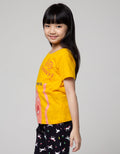 Little M Funny Print Kaos Anak Perempuan