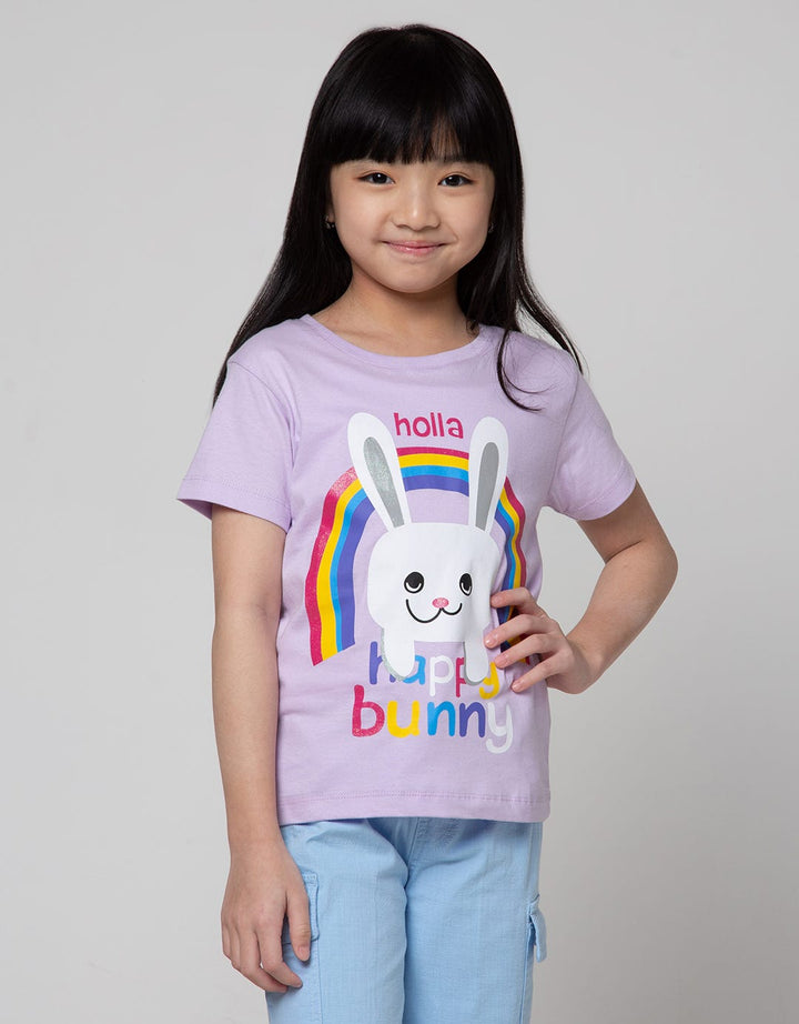 Little M Bunny Holla Kaos Anak Perempuan