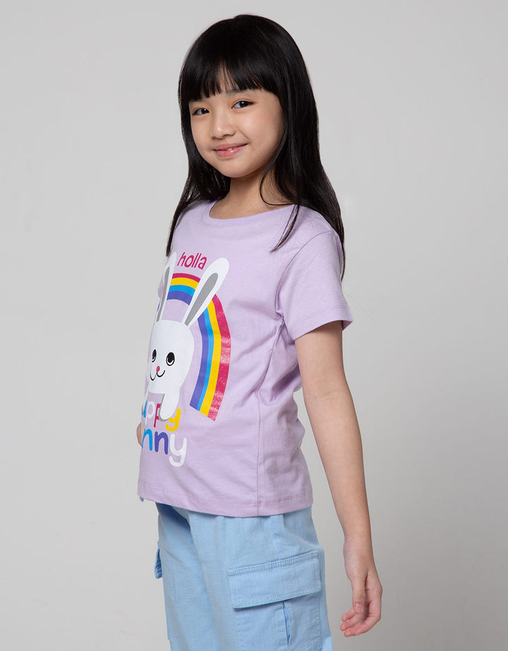 Little M Bunny Holla Kaos Anak Perempuan