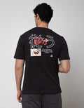 American Jeans Men's Short Sleeve T-Shirt Anime Print Tee