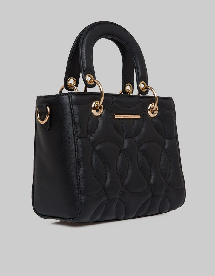 Connexion Quilted Texture Handbag Wanita