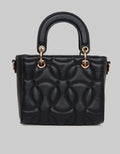 Connexion Quilted Texture Handbag Wanita