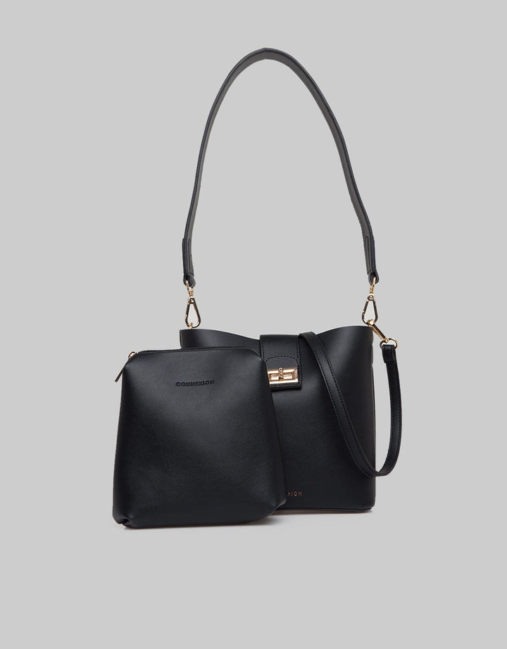 Connexion Solid Vlum Shoulder Bag Wanita