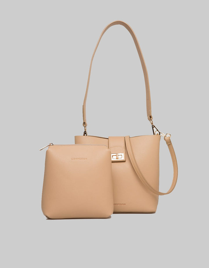 Connexion Solid Vlum Shoulder Bag Wanita