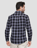 Gabs Denim Check Basic Kemeja Pria