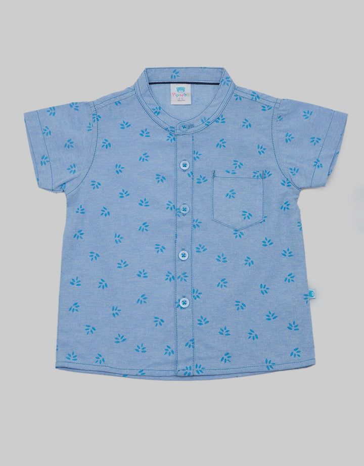 Pipiniko Short Sleeve Shirt Highlight Kemeja Fp Leave